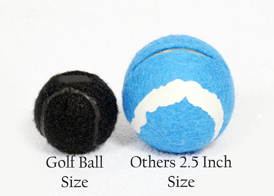 Golf Ball Size vs Competitors